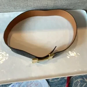 Hermes large H belt black and gold alligator sz 78 Hermes | Accessories | Hermes Large H Alligator Belt Sz 78  main image 3